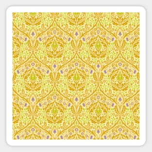 William Morris Golden Bough Colorway Yellow and Blue Magnet